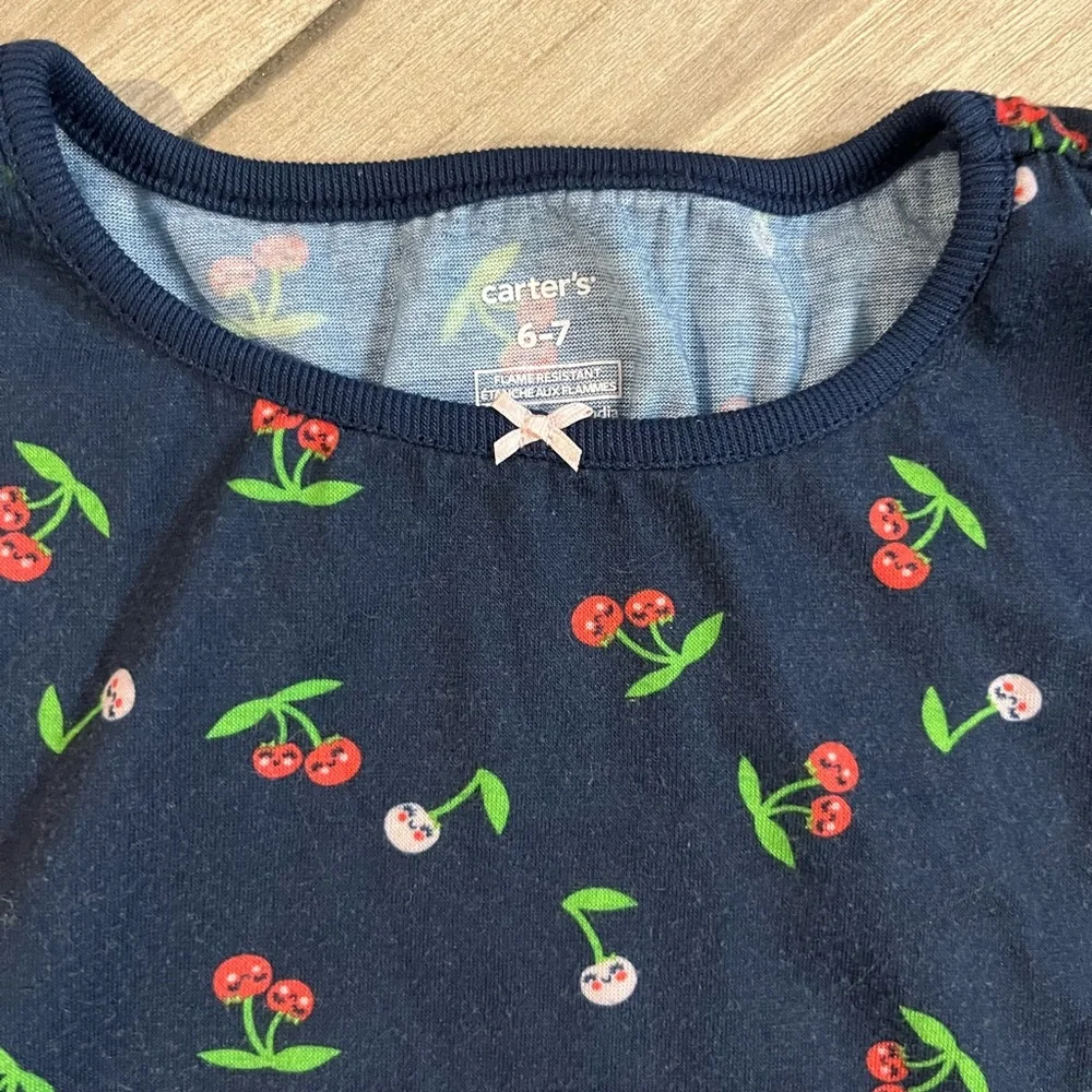 Carters girls pajama and matching doll pj set - 6-7 small - Picture 3 of 3